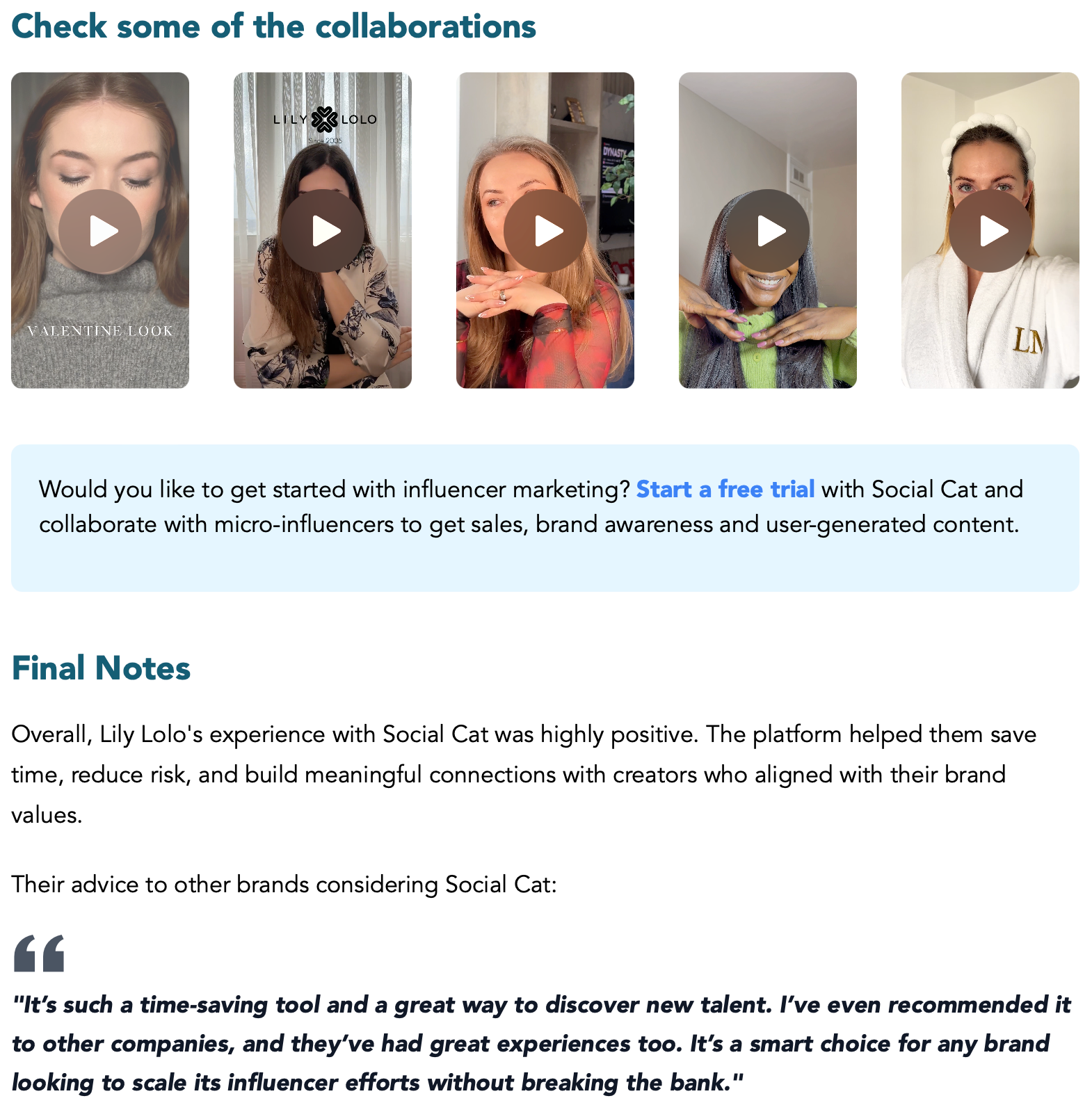 Social Cat study case proof
