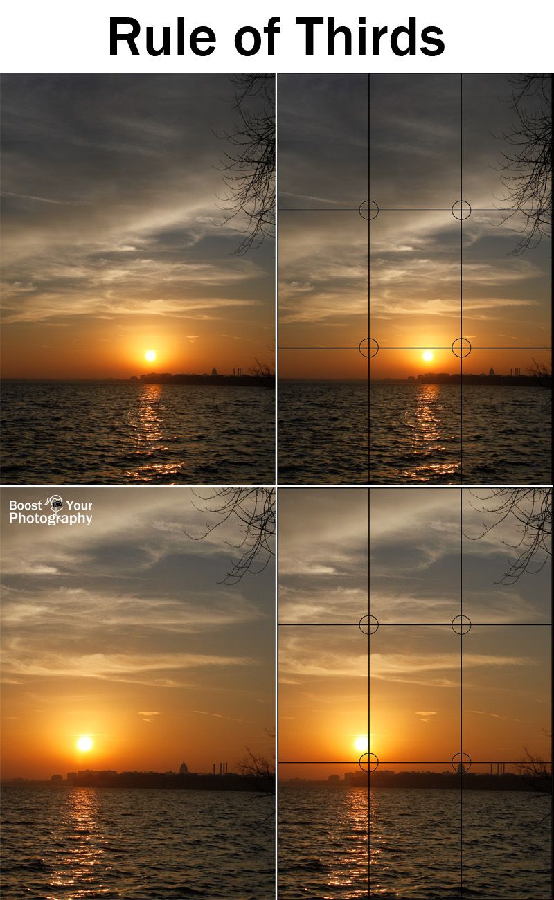 Rule of thirds photography