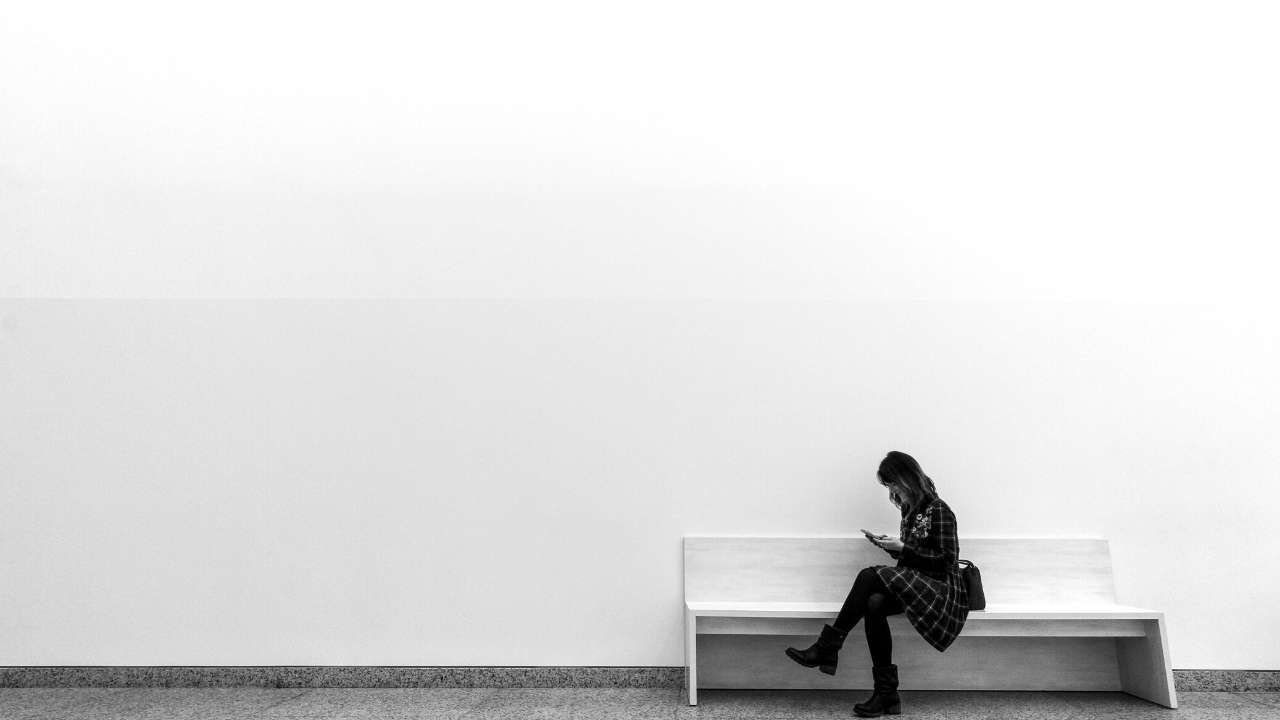 Negative space photography