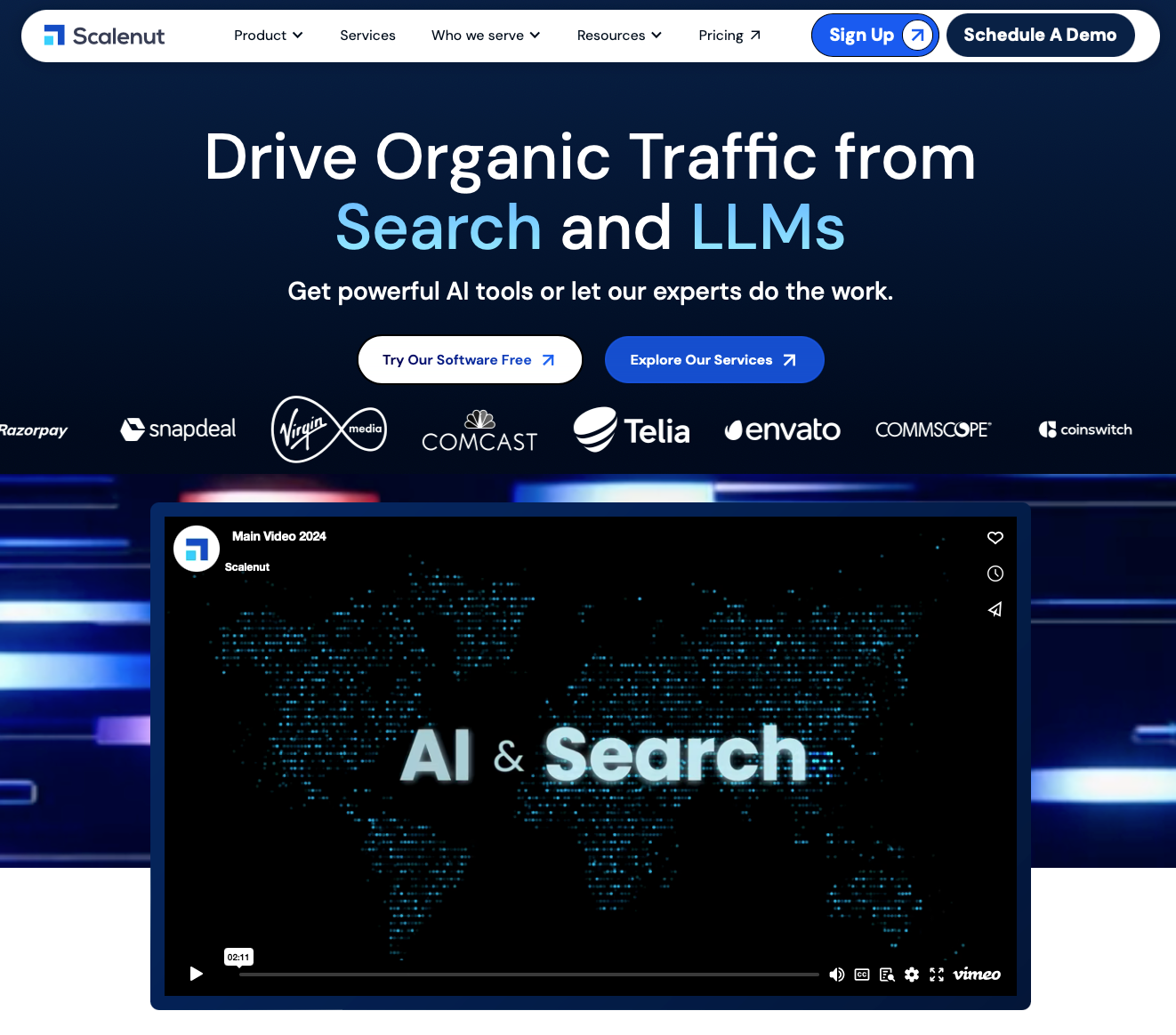 Scalenut’s homepage