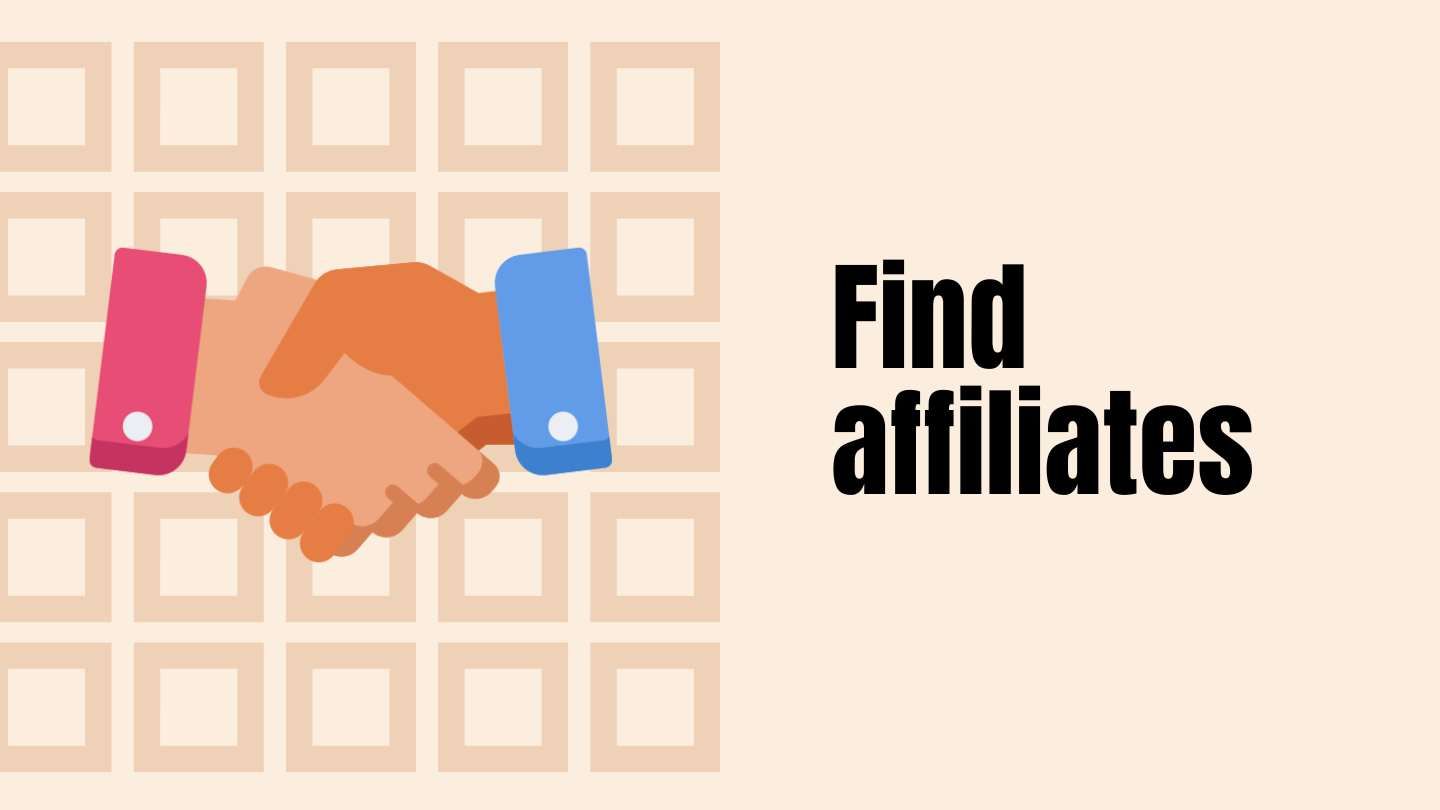 Find affiliates