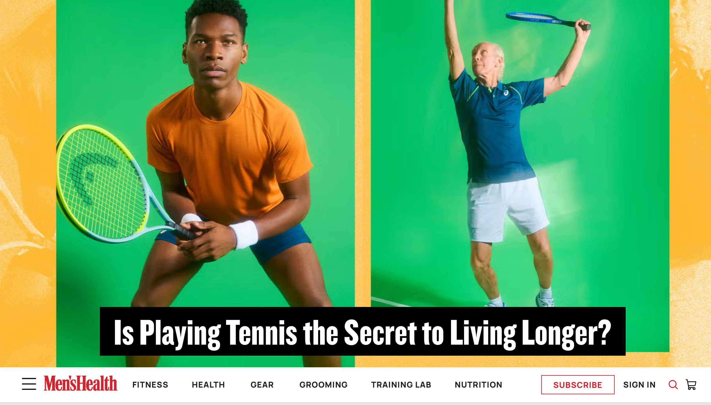 menshealth.com landing page