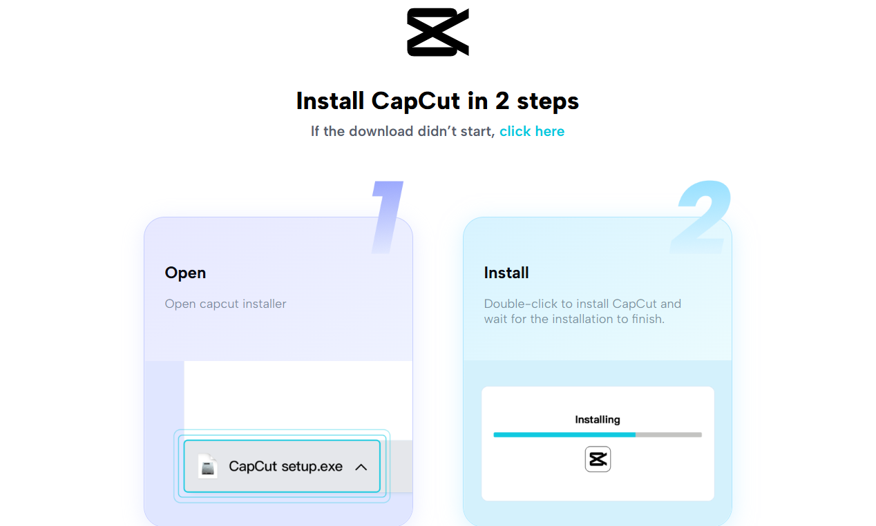 Install capcut