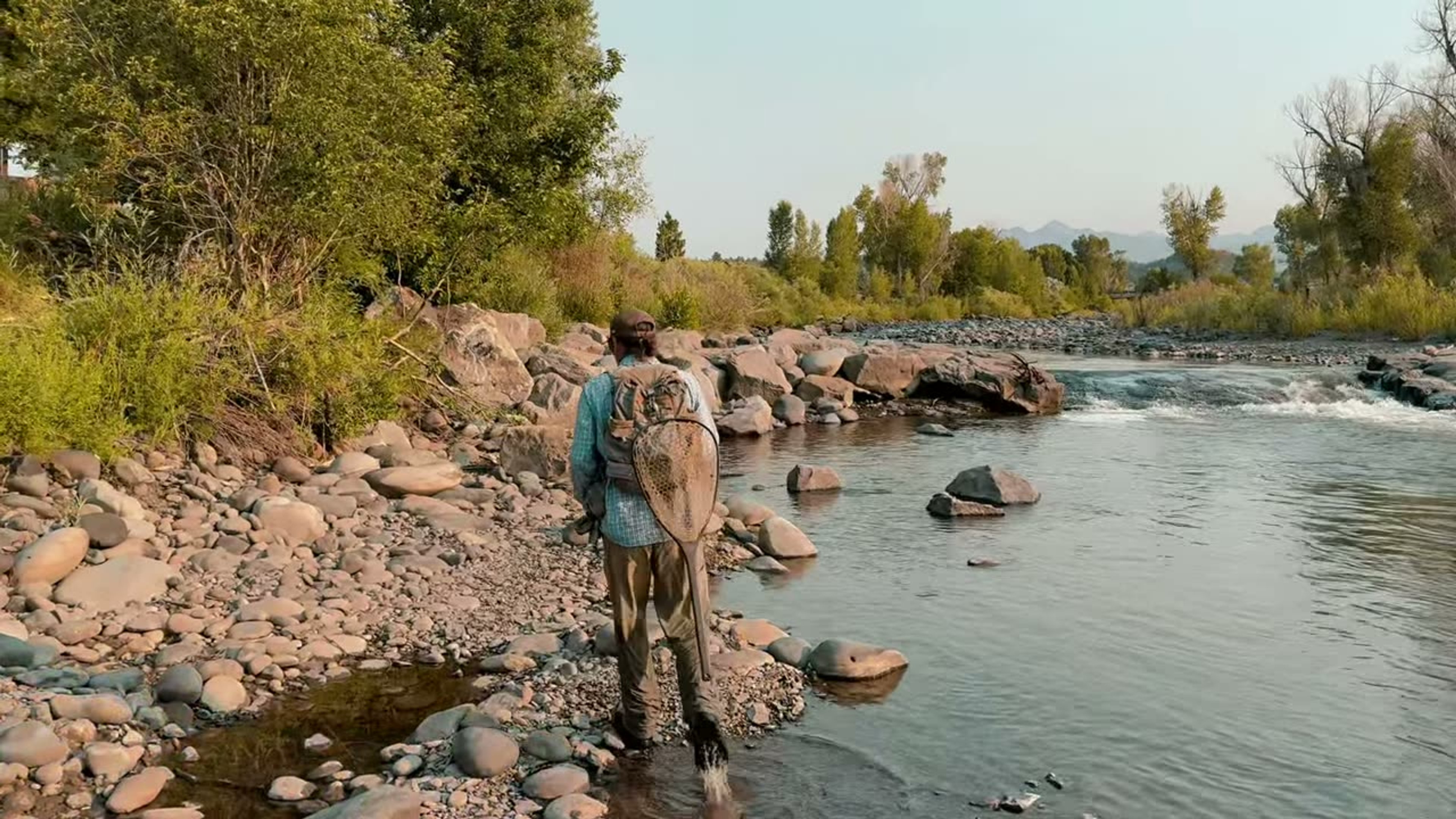 Angler on the San Juan River in Pagosa Springs