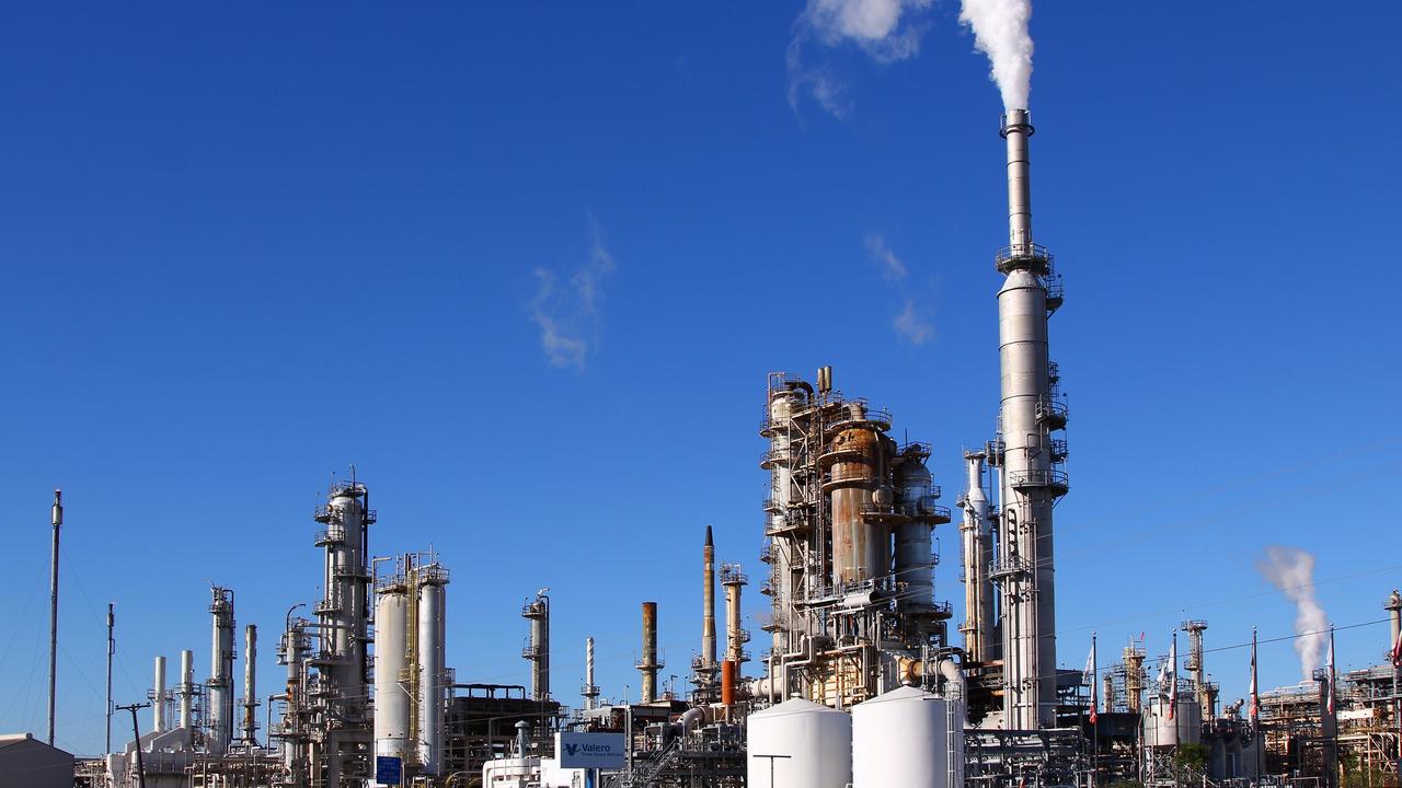A Valero Energy oil refinery in Three Rivers, Texas.