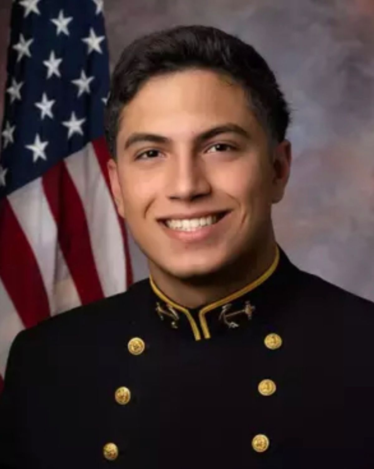 Giuseppe Sessi in his United States Naval Academy dress uniform.