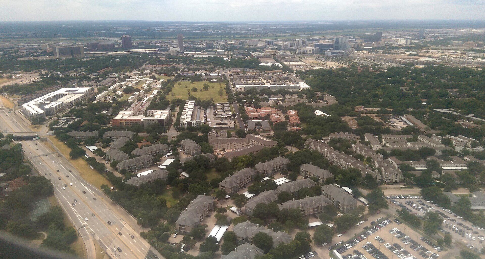 A modern apartment complex.
