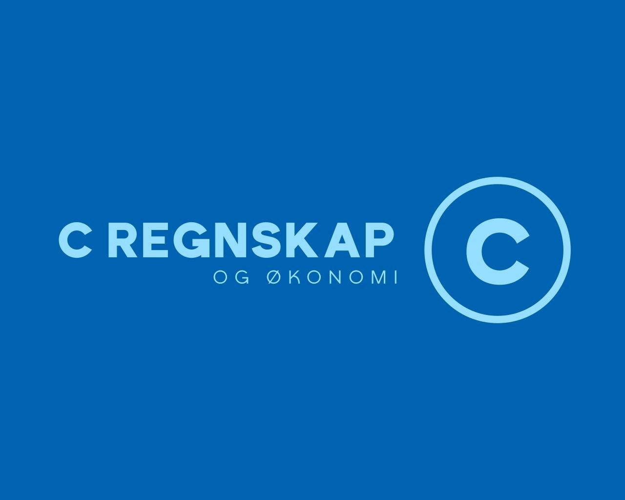 C Regnskap og Økonomi logo