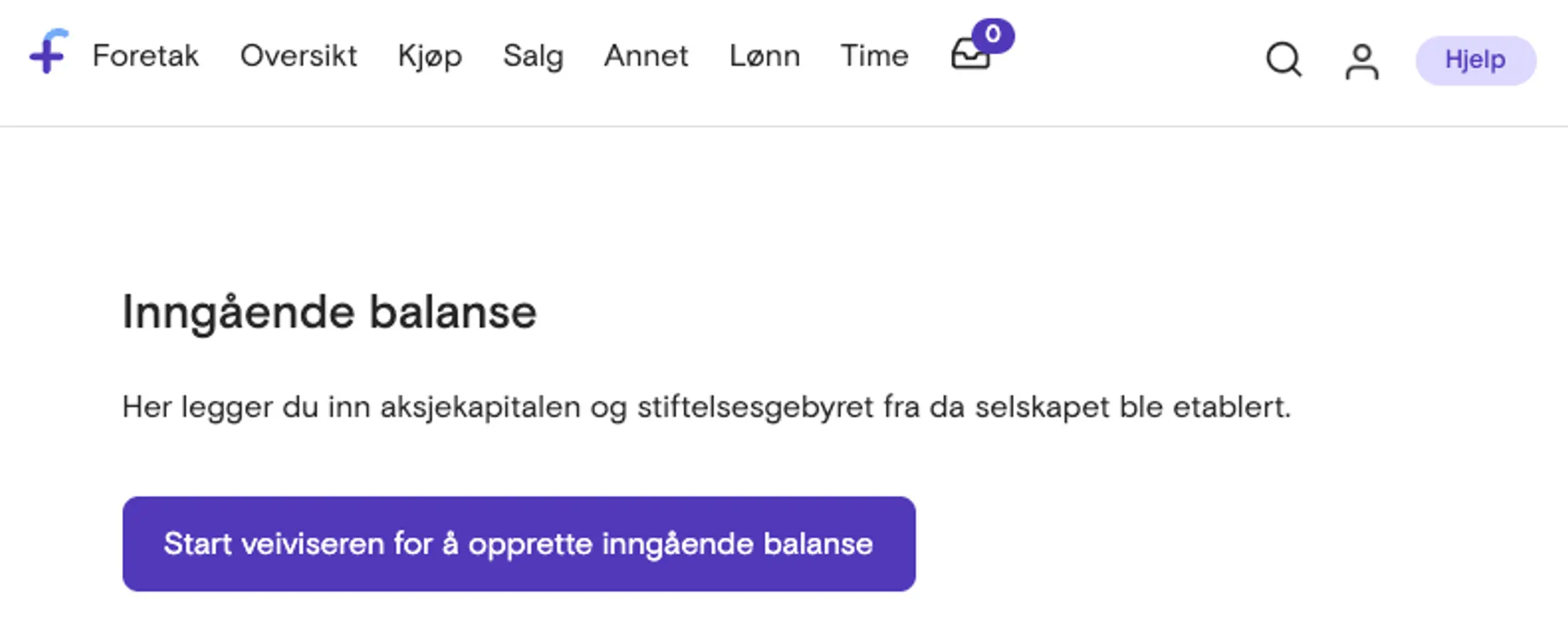 2. Bekreft at oppstartsdatoen er korrekt og trykk på «Datoen stemmer ...