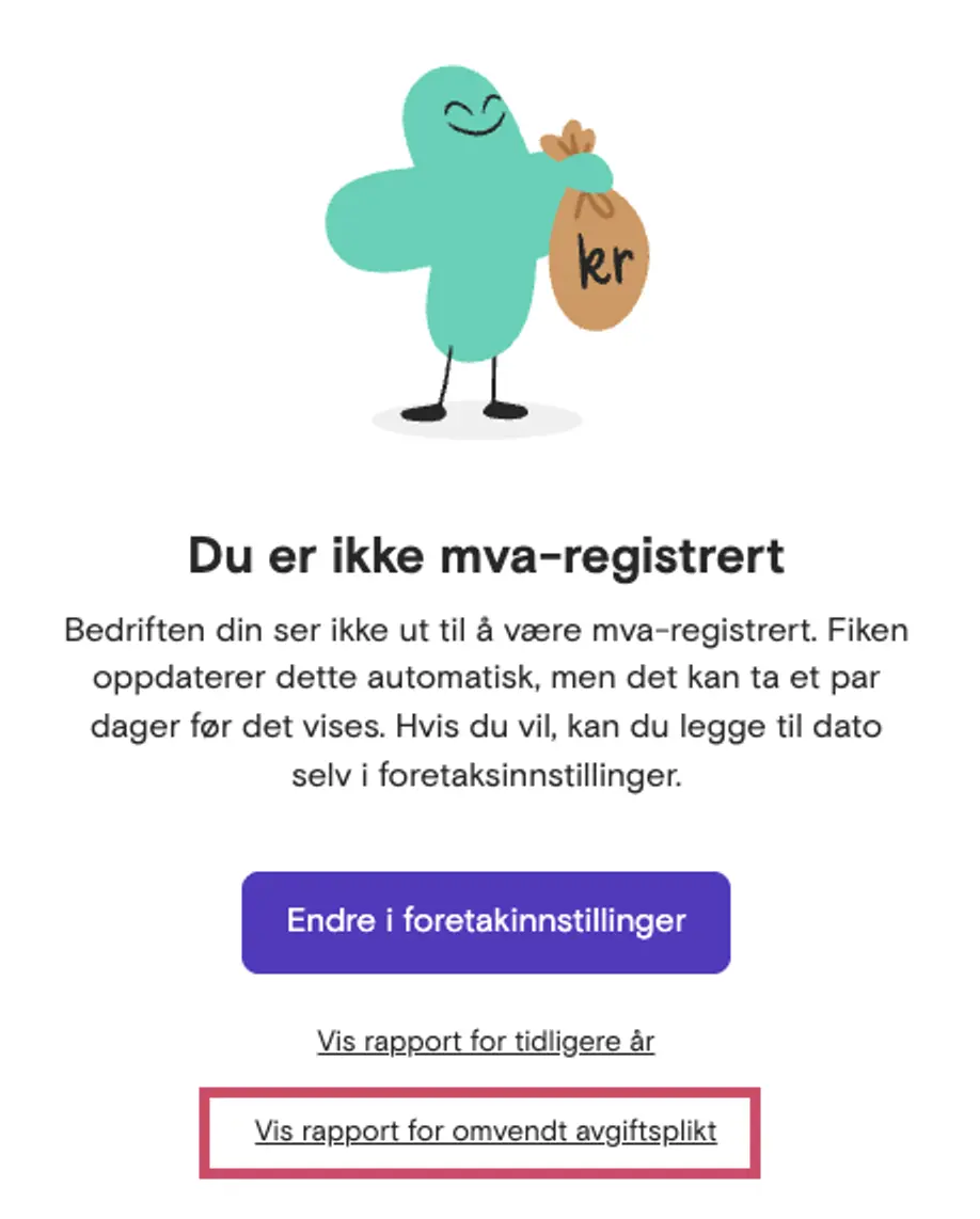 Da kommer du til oversikten over alle mva-meldingene for omvendt ...