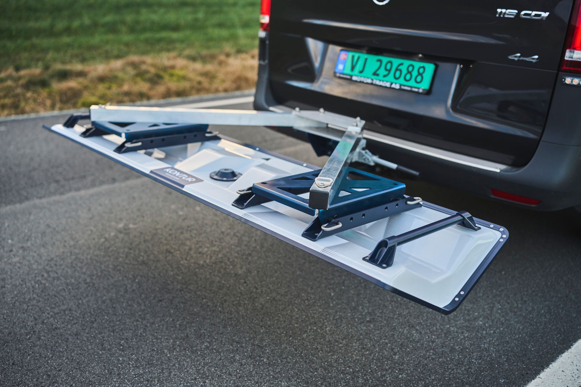 The AIR Sensor on a Hitch mount