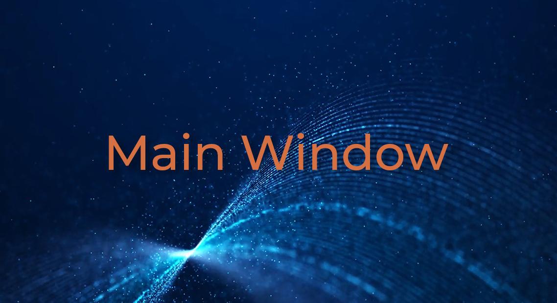 Kontur Wave with the text "Main Window"