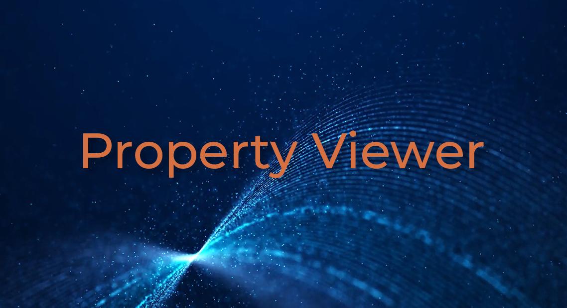 Kontur wave with the text "Property Viewer"