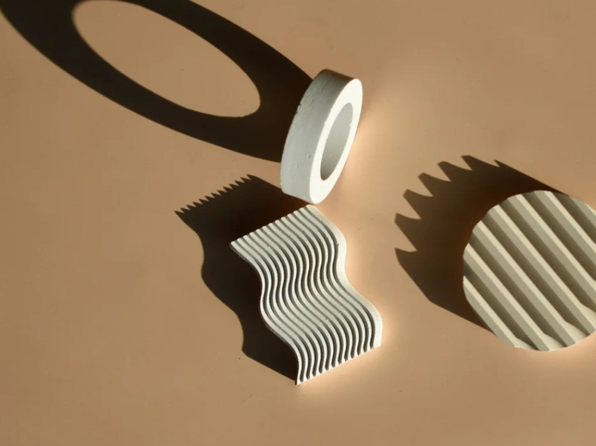 Sculptural paper forms