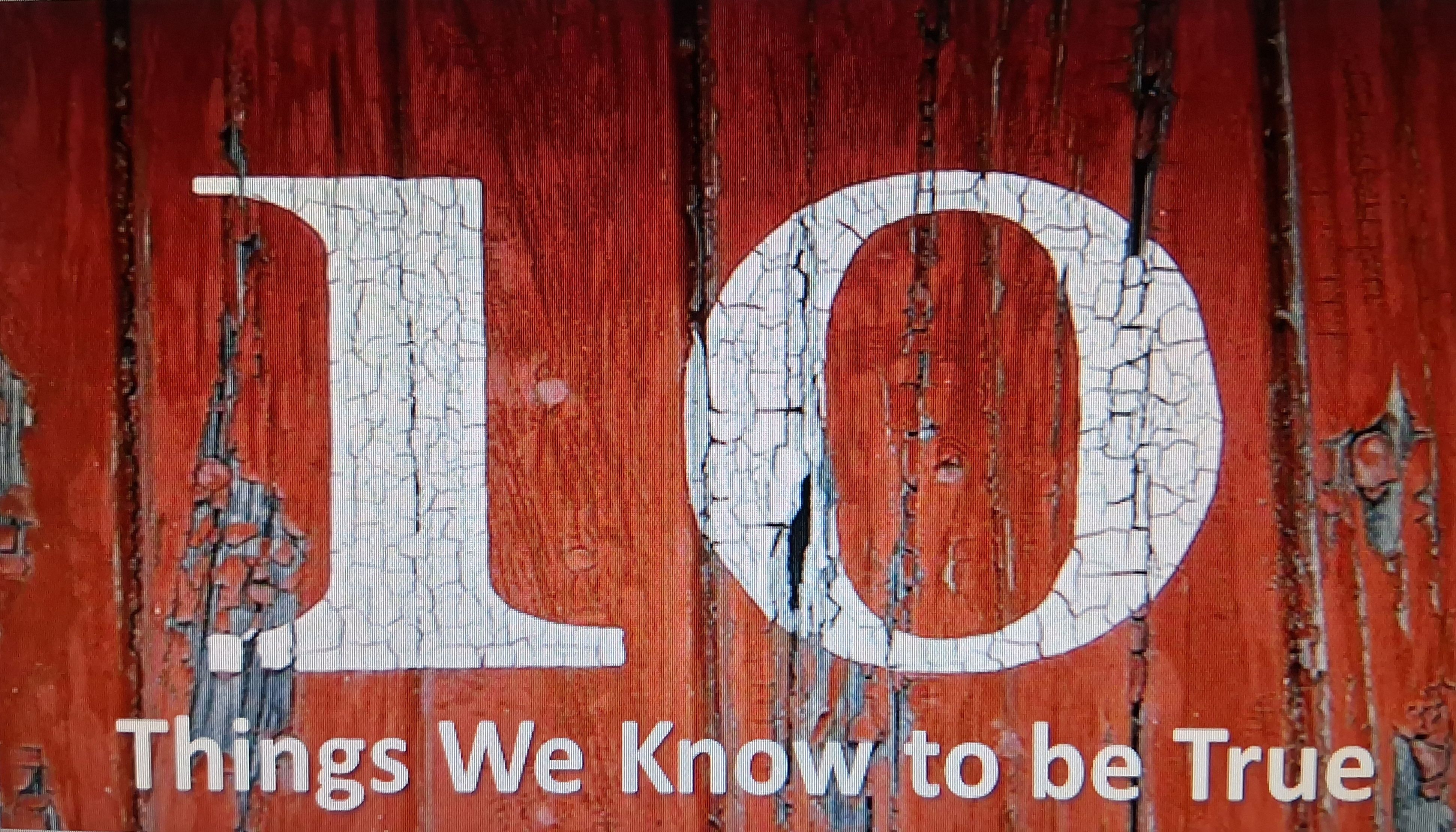 Join us at First Church for the message series called "10"