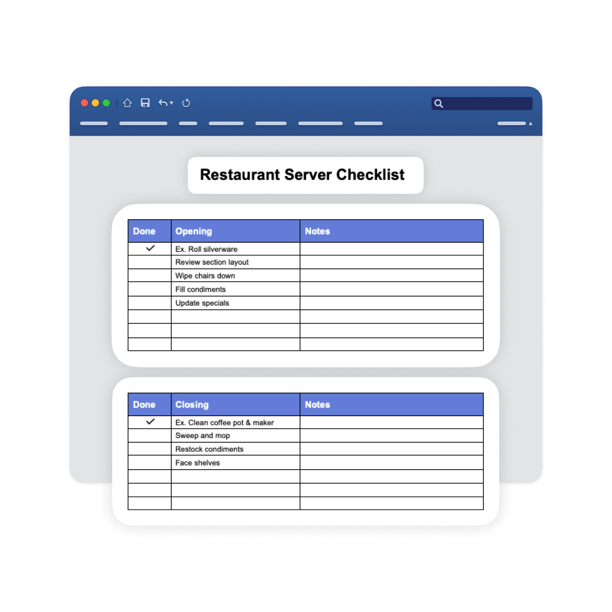 Download Free Restaurant Server Checklist Template 7shifts Download Free Restaurant Server Checklist Template 7shifts