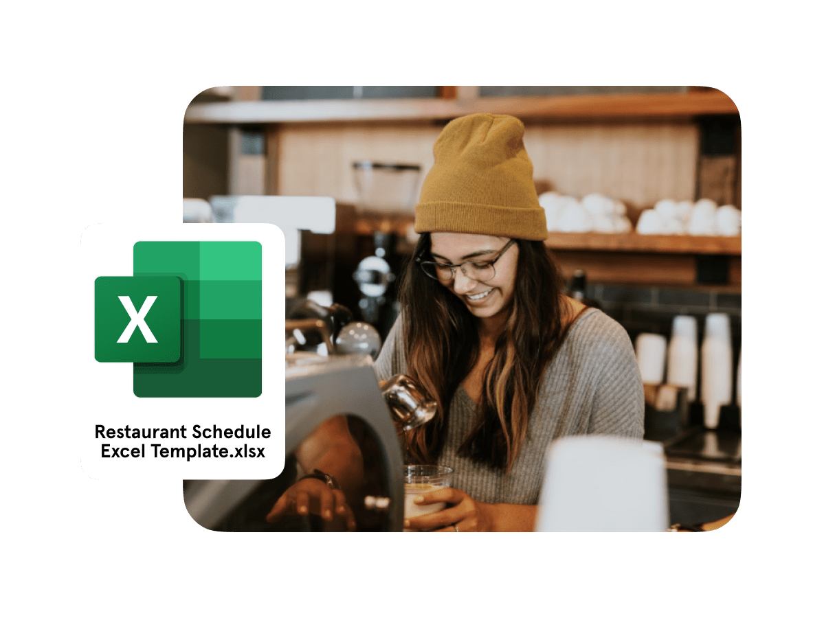 Restaurant Schedule Excel Template Download