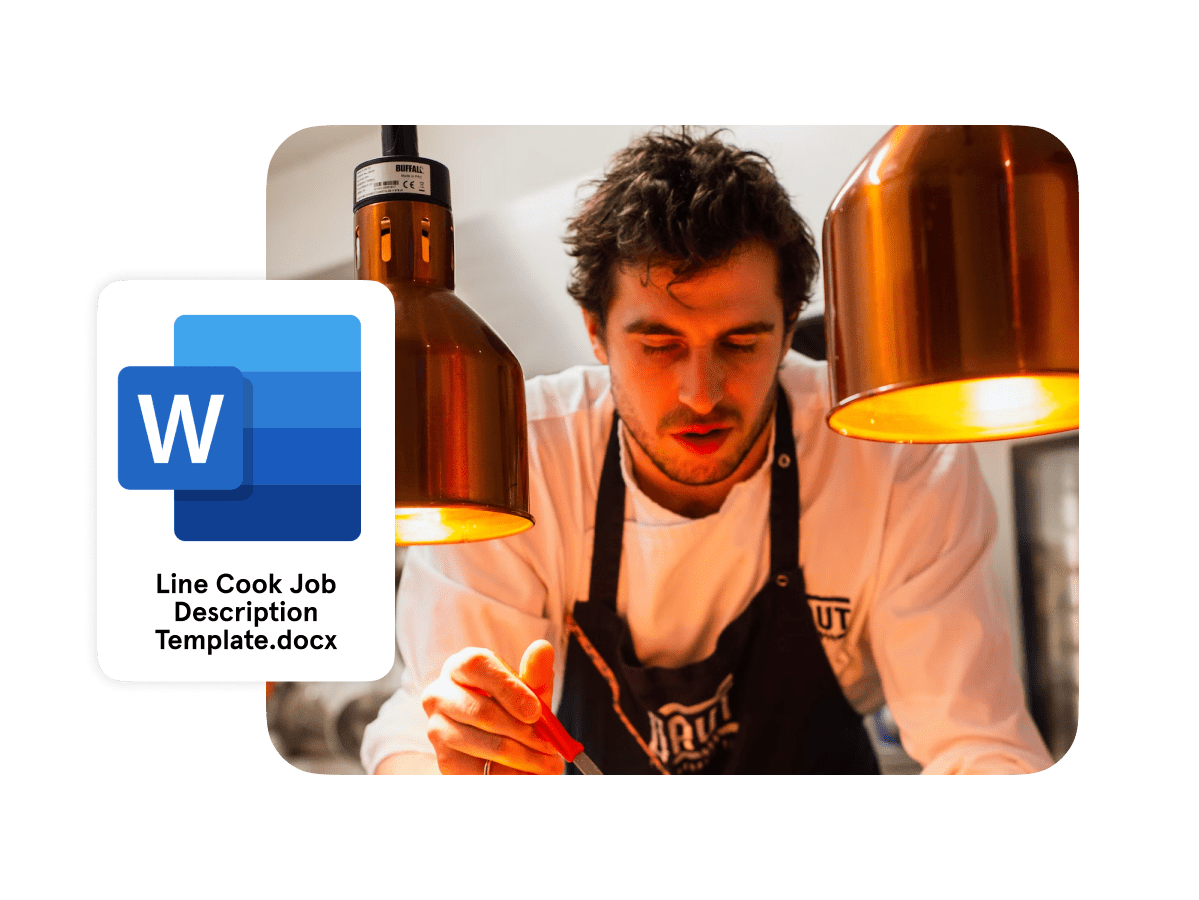Restaurant Line Cook Job Description Template