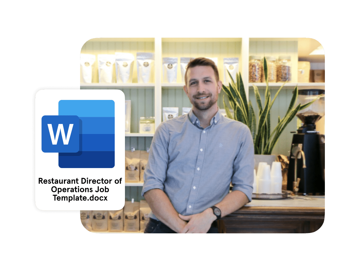 Restaurant Director of Operations Job Description Template