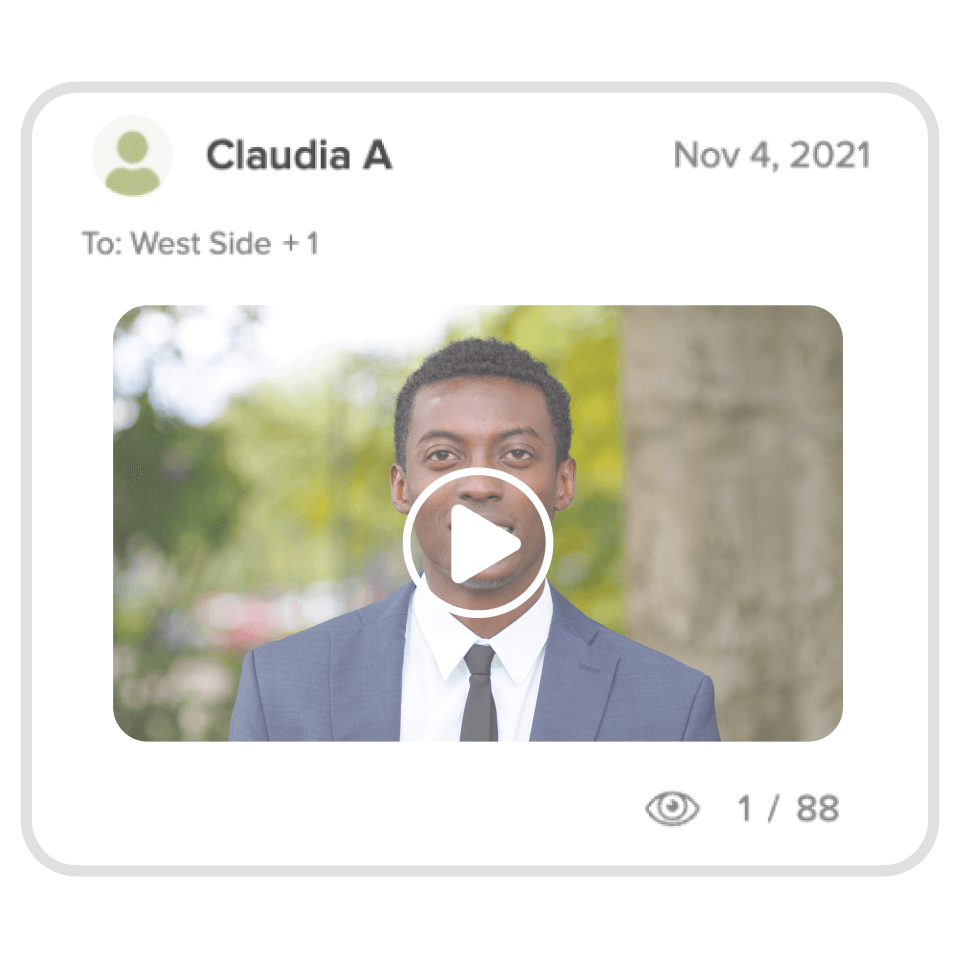 Product image of 7shifts in app video communication for training employees.