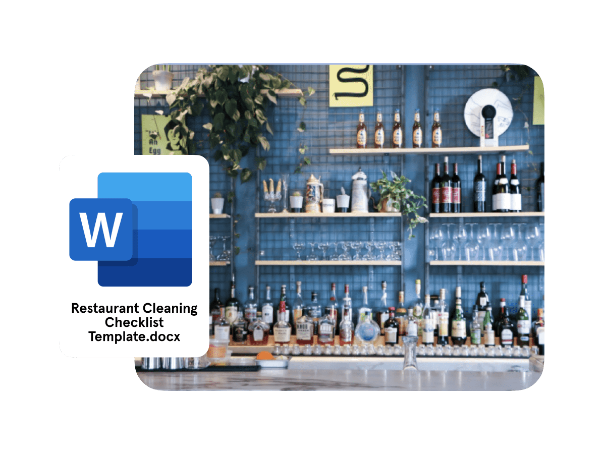 Restaurant Cleaning Checklist Template