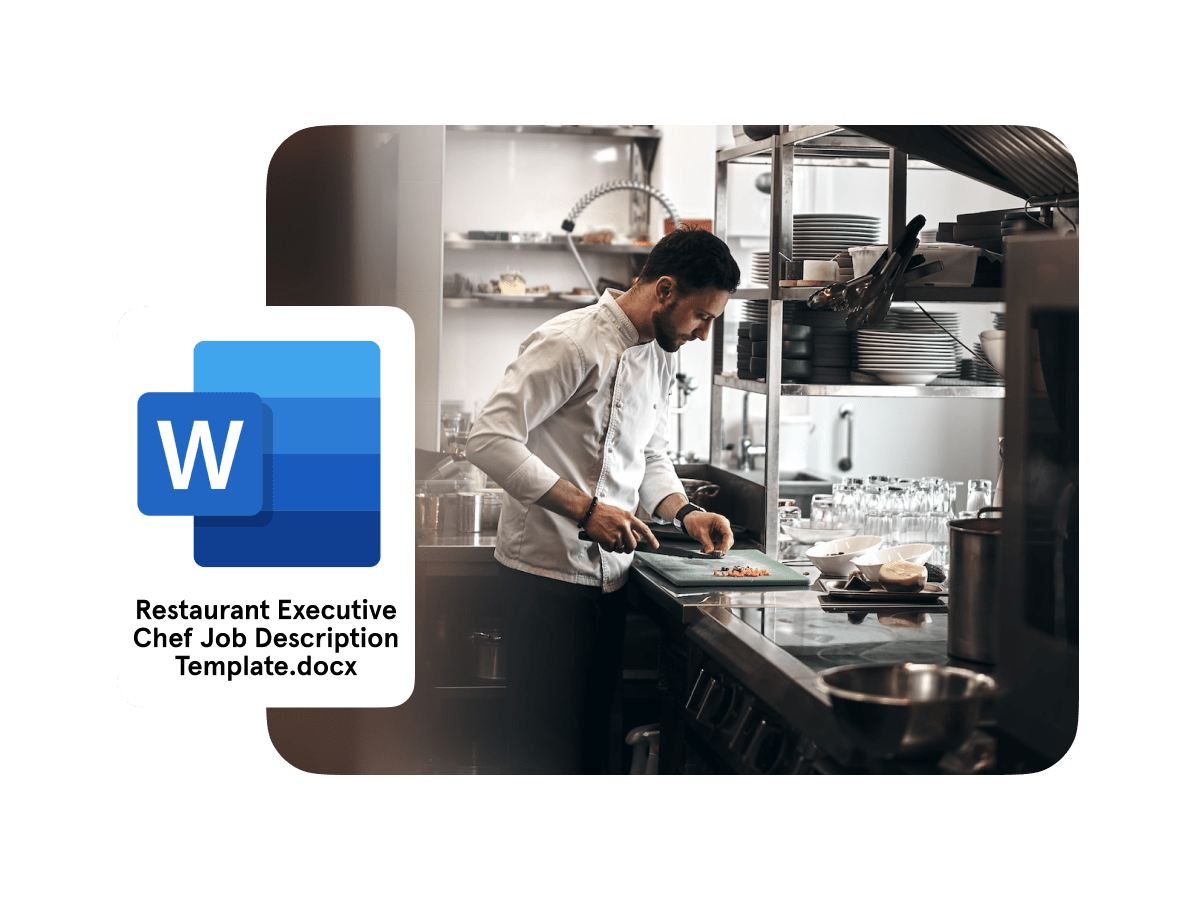 Restaurant Executive Chef Job Description Template