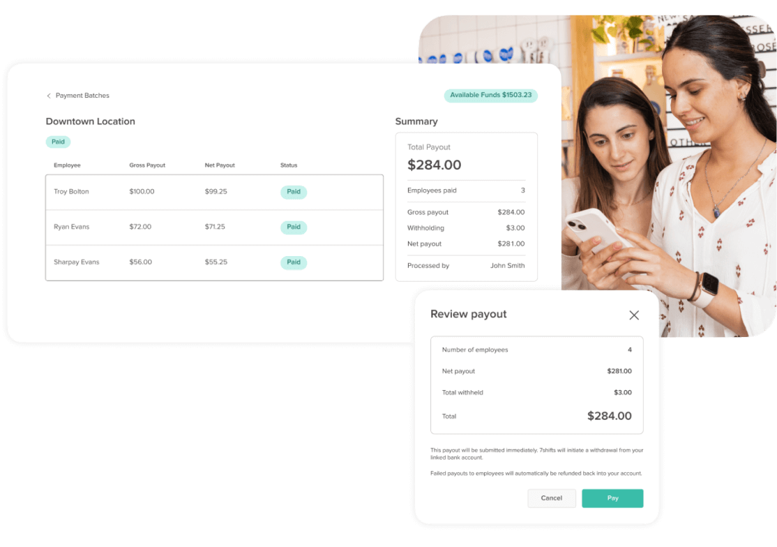 Restaurant Payroll Software screenshots