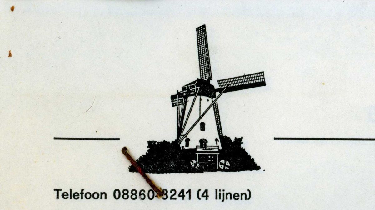 Molenembleem op de factuur (inzending Gerard de Bie)