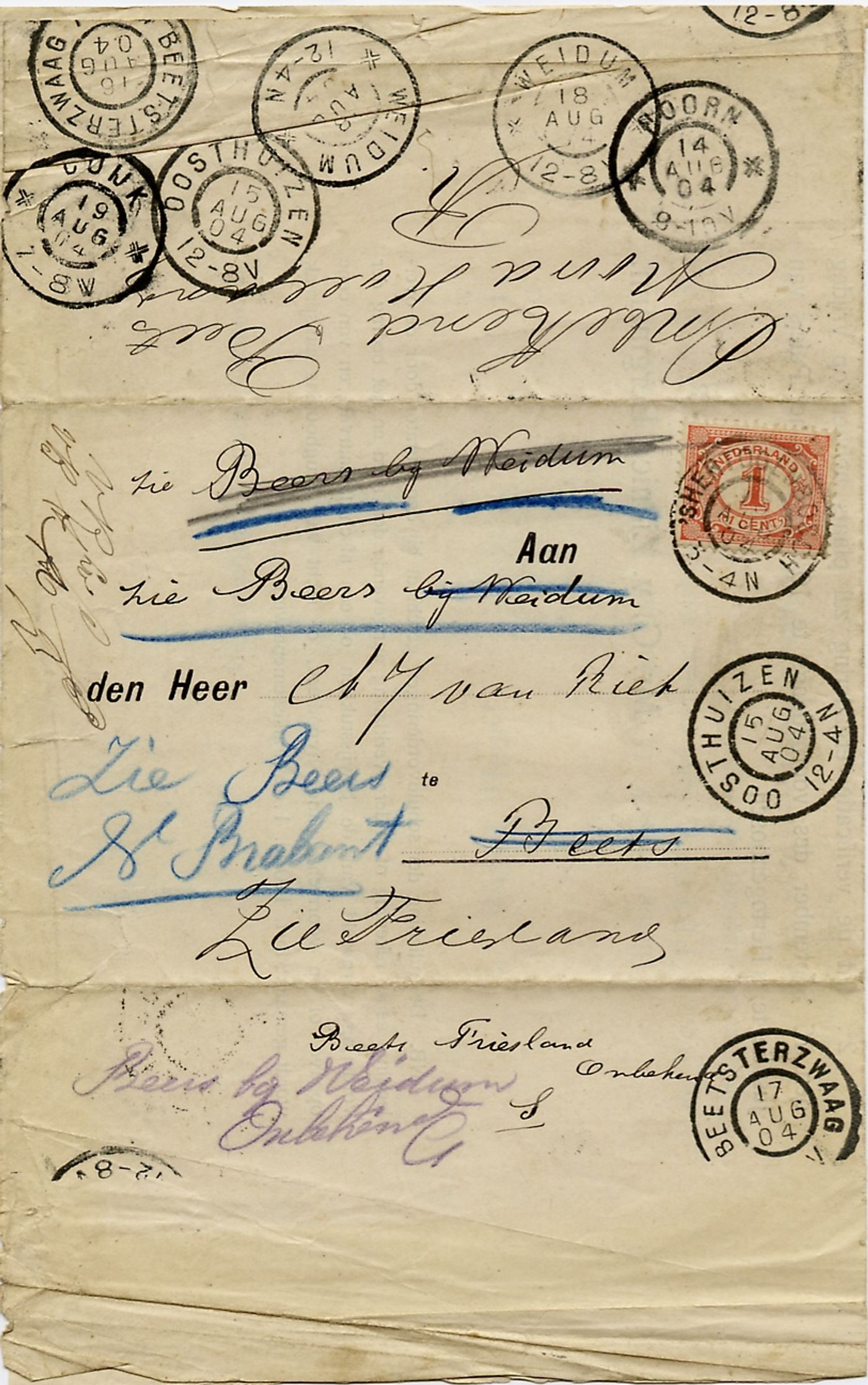 Postale omzwervingen