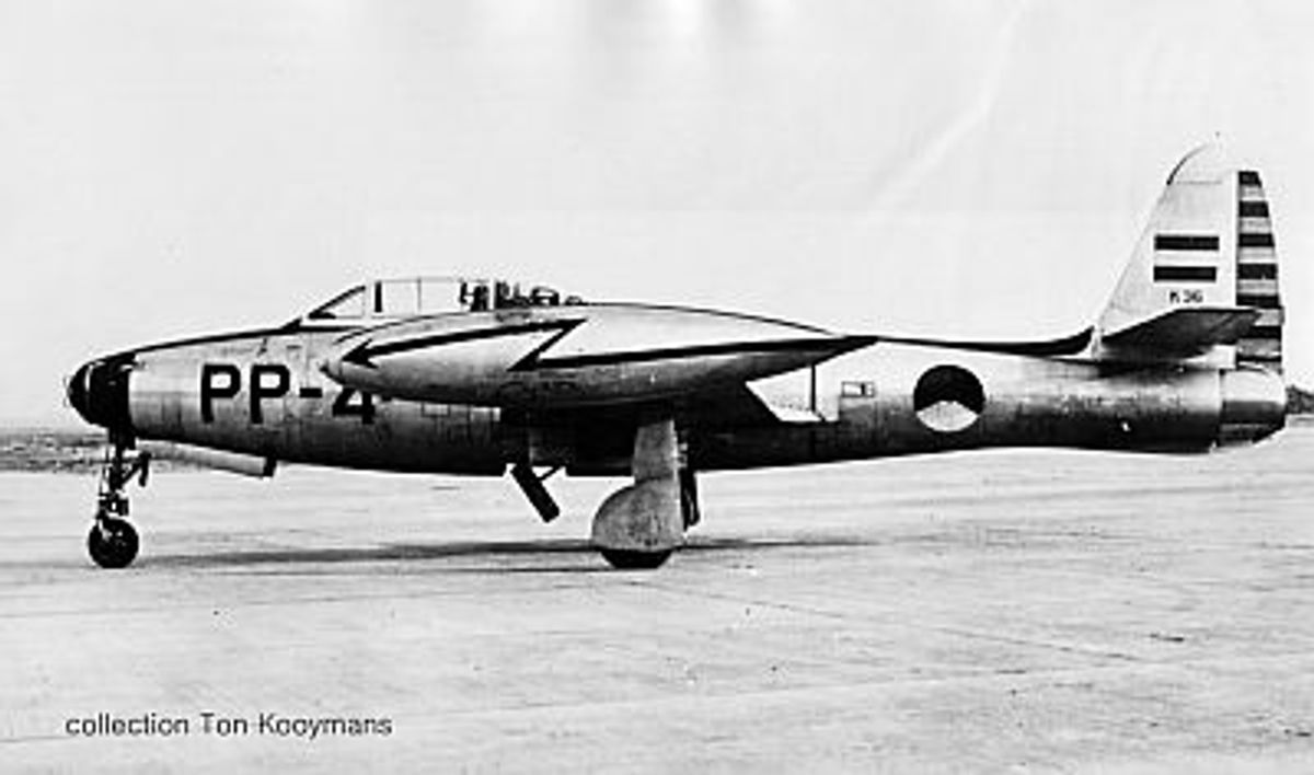 Republic F-84G Thunderjet, collectie Ton Kooymans