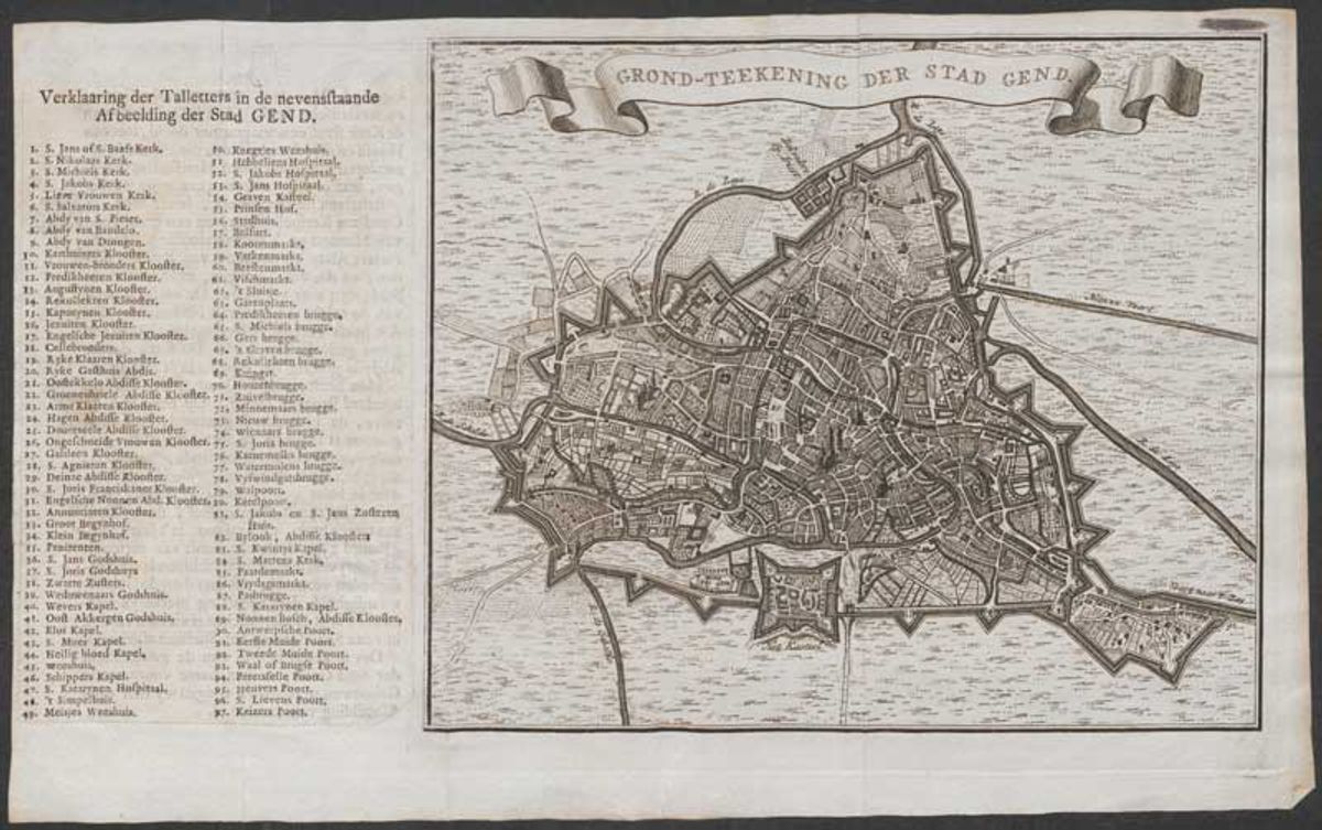 Gent in de 17e eeuw (coll. BHIC)