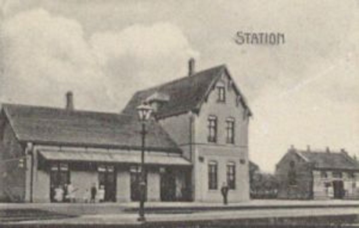 het station van Vierlingsbeek in 1913