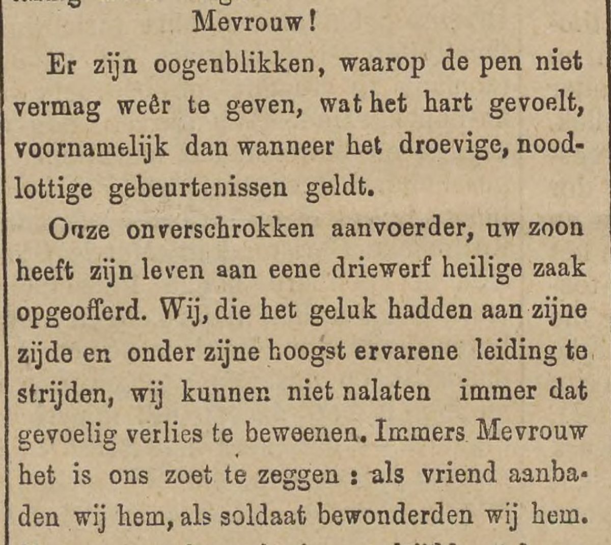 krantenbericht Boxmeers Weekblad 10-04-1873