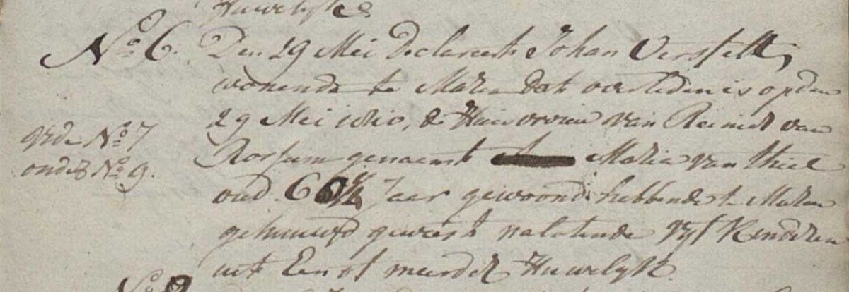 Afbeelding 24. Overlijden van Maria van Thiel in 1810