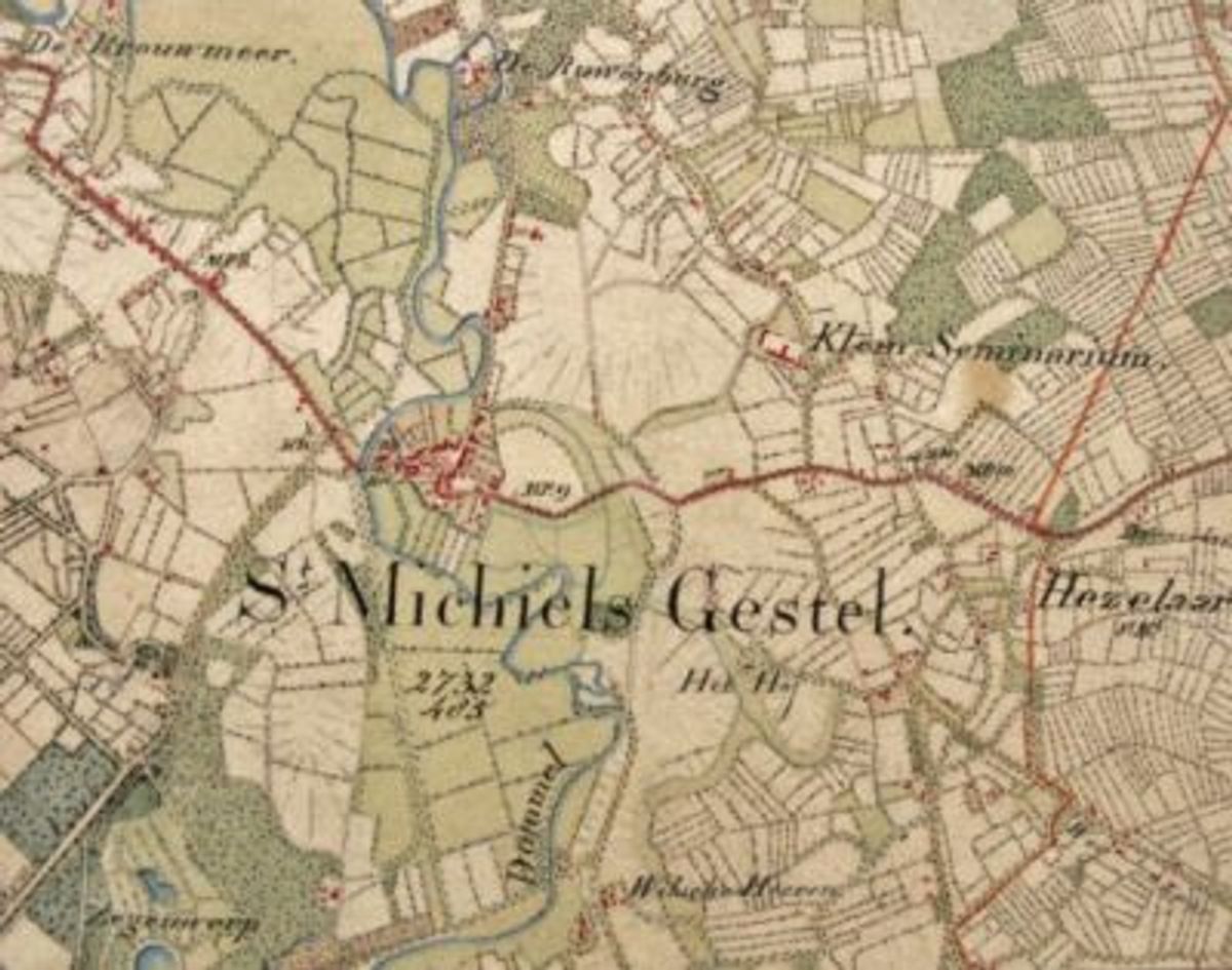 Kaart uit 1838