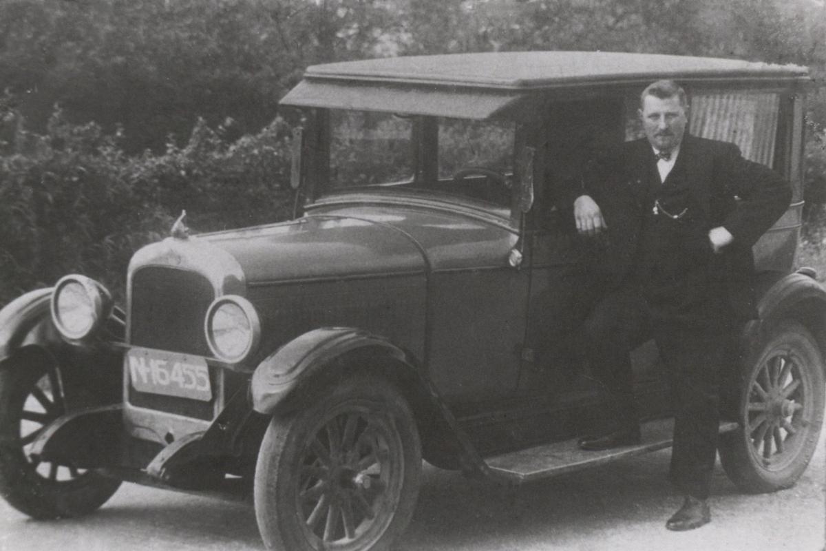 De auto van mn opa uit Reek
