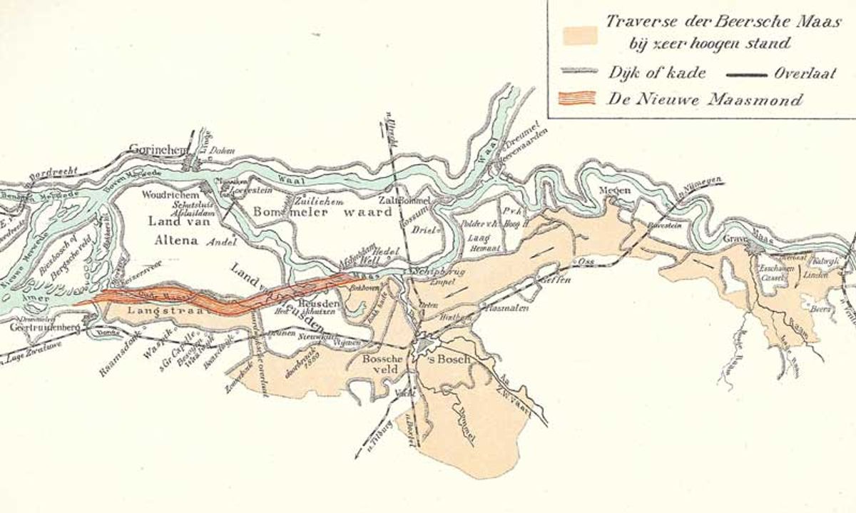 Traverse van de Beerse Maas; klik voor een vergroting