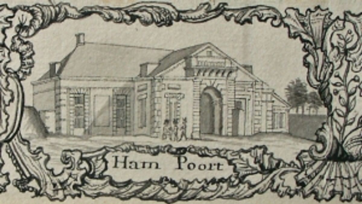 De Hampoort rond 1750