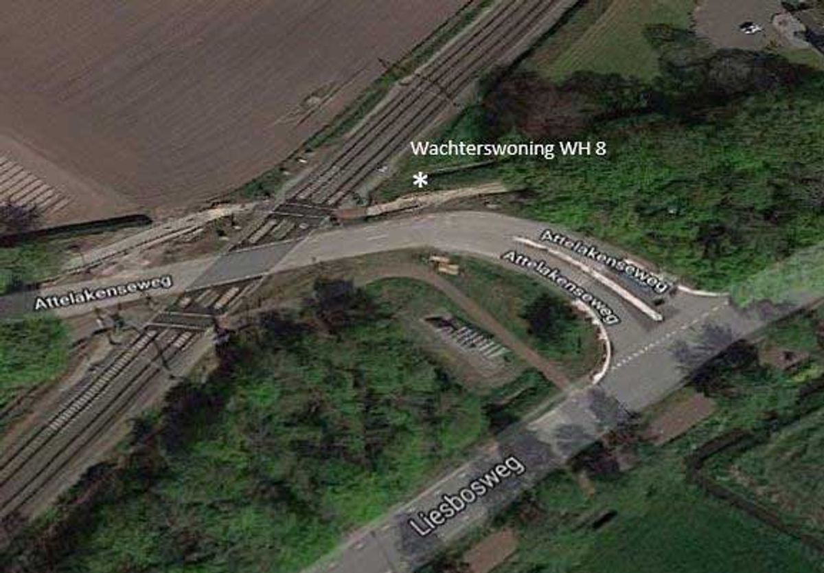 De plaats van de woning (bron: Google Maps)