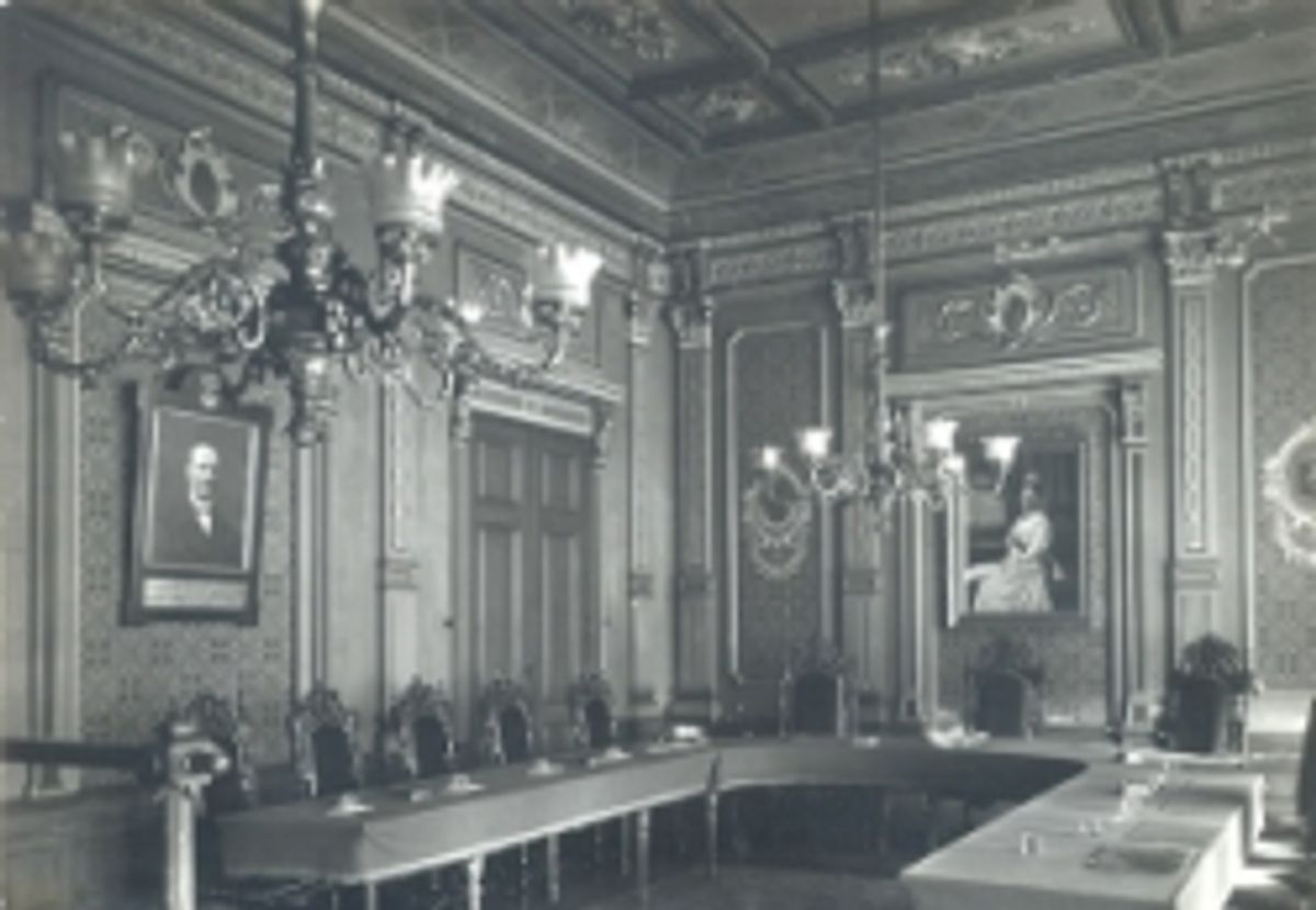 de raadzaal