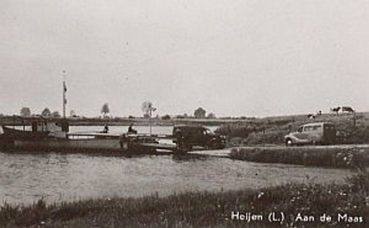 Het veer rond 1950