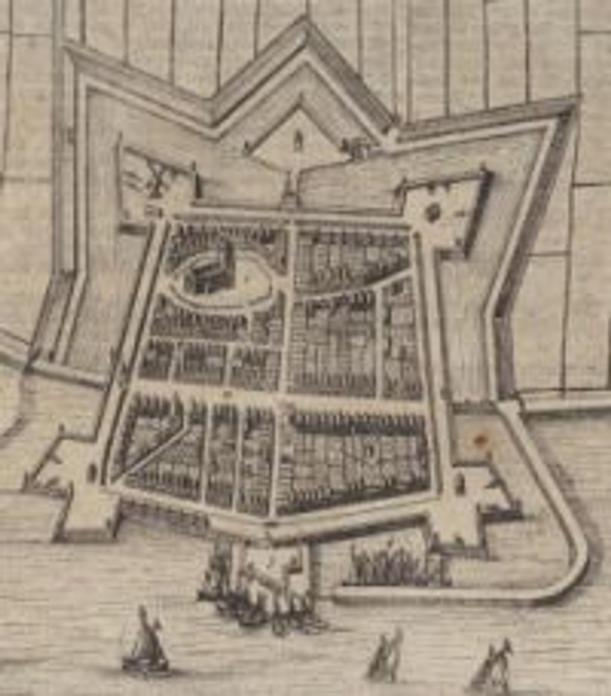 De vesting in 1749