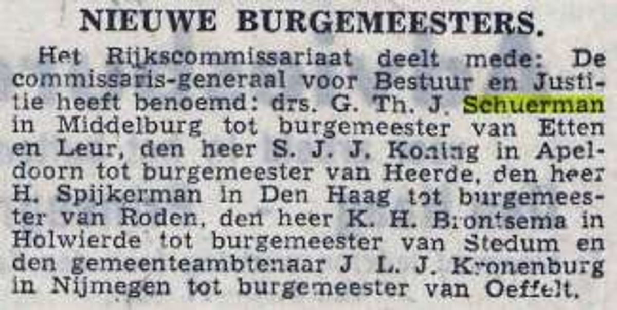 Nieuwe Tilburgsche Courant, 11 december 1943