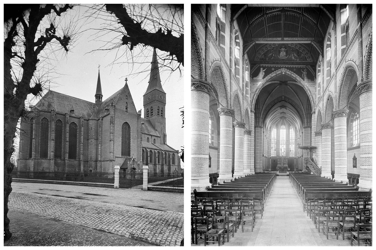 Foto uit 1913 (links) Rijksdienst voor het Cultureel Erfgoed, Amersfoort / Documentnummer 2243 Foto uit 1907 (rechts) Rijksdienst voor het Cultureel Erfgoed, Amersfoort / Documentnummer 34990