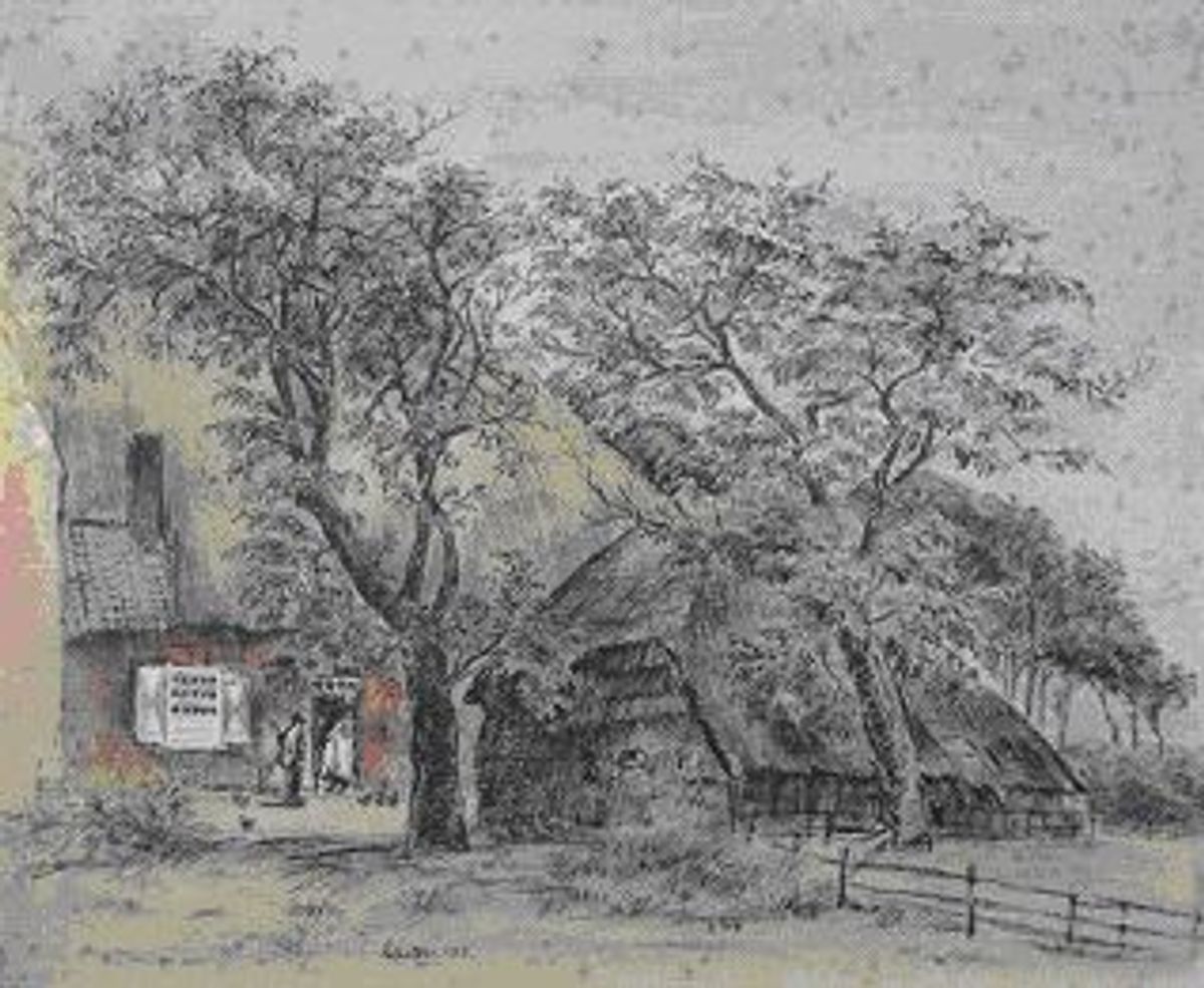 Tekening van Jan Heesters, 1933