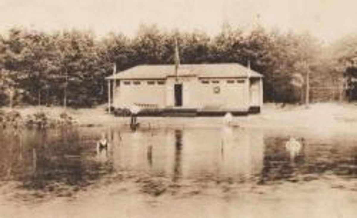 Het badhuis in 1930