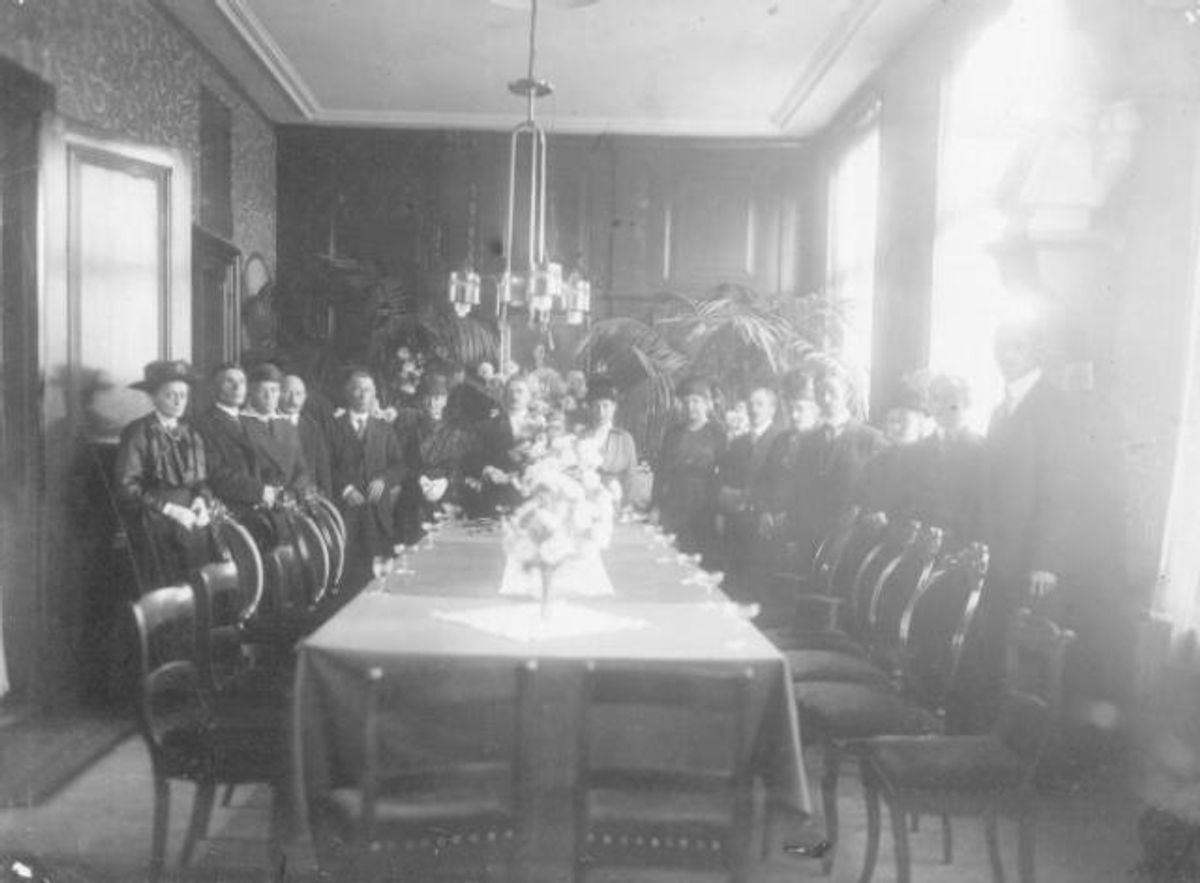 Baardwijk Installatie burgemeester M.G. de Goeij , 1919
