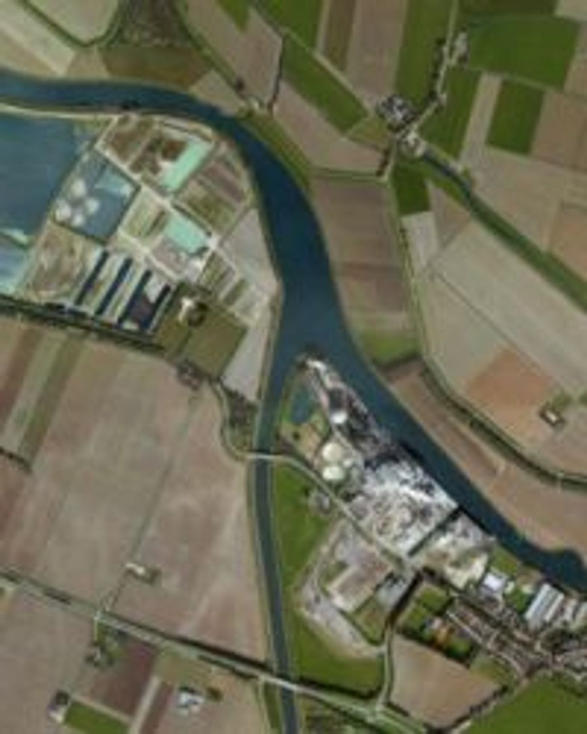 Monding van het Mark-Vlietkanaal in de Vliet