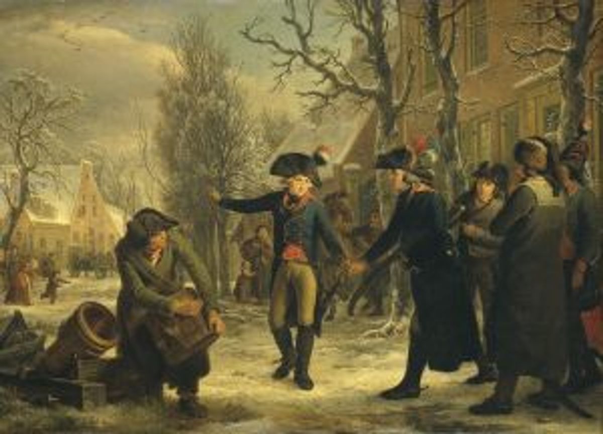 Daendels bij het vertrek van Krayenhoff naar Amsterdam