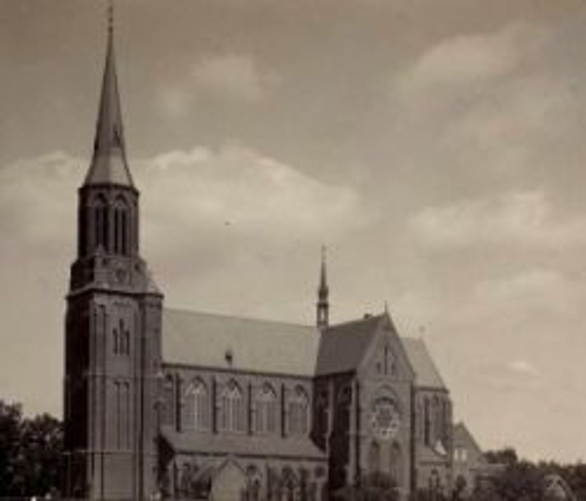 De oude kerk van Heesch